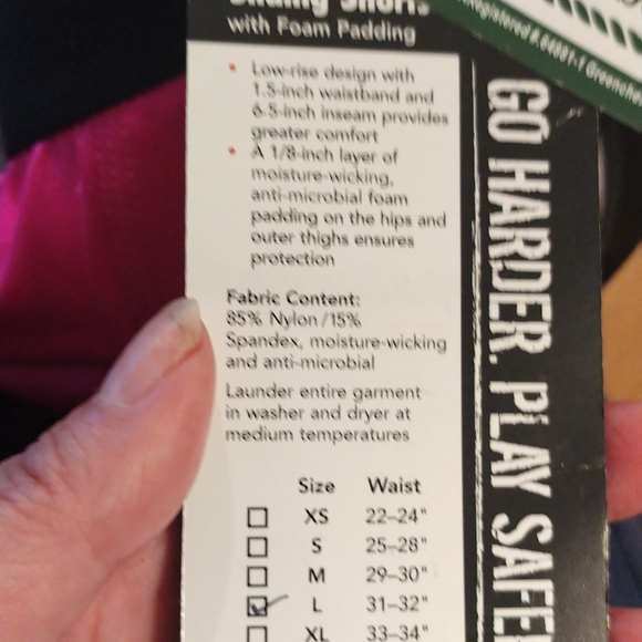 ⚡5/$25 Cramer protective gear hot pink slider softball shorts - Picture 3 of 8